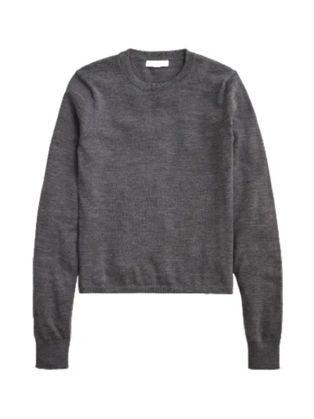 J. Crew Charcoal Gray Crewneck Sweater